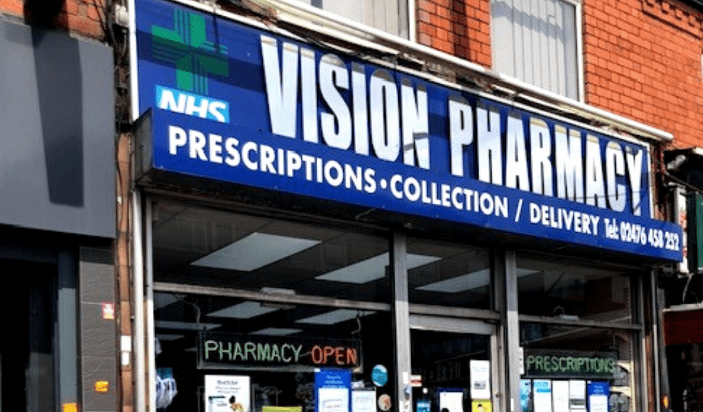 vision pharmacy coventry