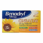 Benadryl Allergy One a Day Tablets – 30 tablets