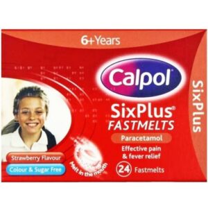 Calpol Six Plus Fast Melts – 24 tablets