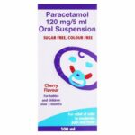 Paracetamol 120 mg 5 ml oral suspension 100 ml