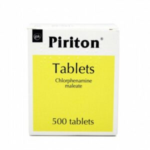Piriton (Chlorphenamine) Antihistamine Tablets – 500 tablets