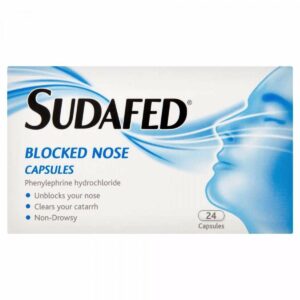 Sudafed Blocked Nose Capsules – 24 capsules