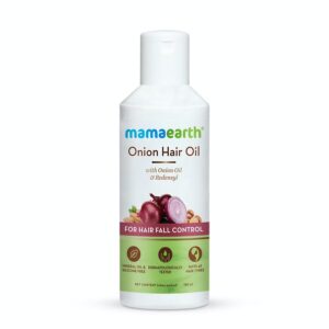 Mamaearth Hair Oil With Onion & Redensyl For Hair Fall Control