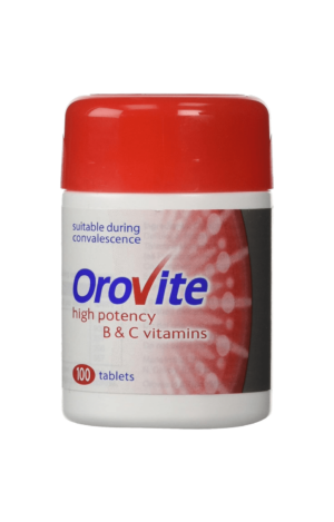 Orovite High Potency B & C Vitamin Tablets – 100 Tablets