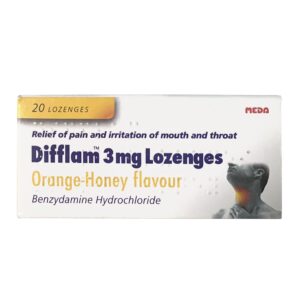 Difflam Orange & Honey – 20 Lozenges 3mg